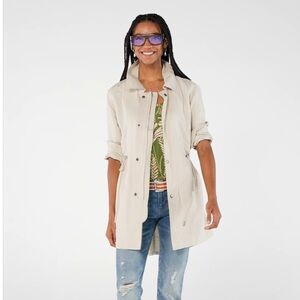 Cabi tan/beige linen blend Women's Jacket